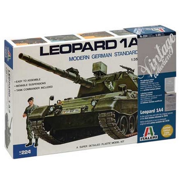 Maquette char : Leopard 1 A4 - Italeri-224