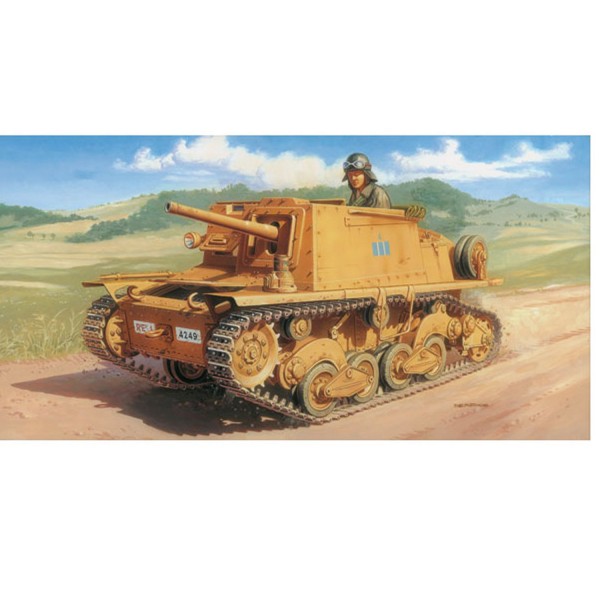 Maquette char : Semovente L40 47/32 - Italeri-6477