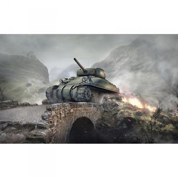 Maquette char : World of Tanks : M4 Sherman - Italeri-36503