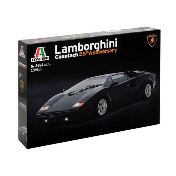 Maquette de voiture : Lamborghini Countach (25 ans) - Italeri-3684