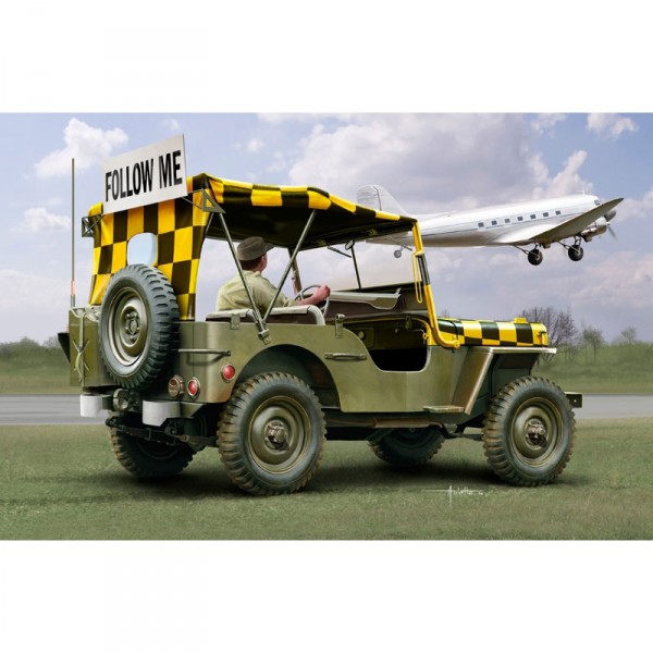 Maquette Jeep : Willys Jeep Follow Me - Italeri-70390