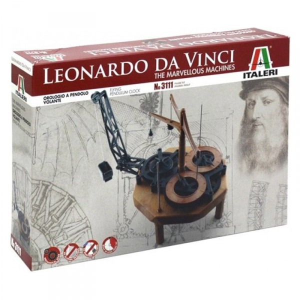 Maquette machine Léonard de Vinci : Horloge de parquet volant - Italeri-3111