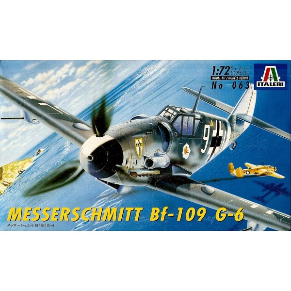 Maquette avion : Messerschmitt BF-109 G-6 - Italeri-063