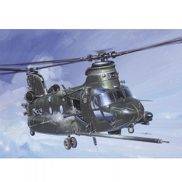 Maquette hélicoptère : MH-47 ESOA Chinook - Italeri-1218