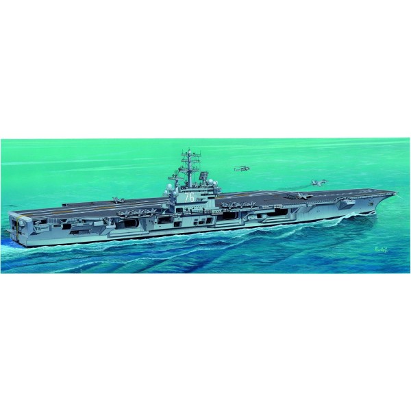 Maquette bateau : Porte-avions USS Ronald Reagan - Italeri-5533