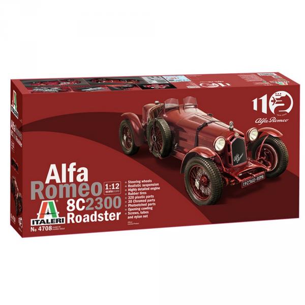 Maquette voiture : Alfa Romeo 8C 2300 31/33 - Italeri-I4708