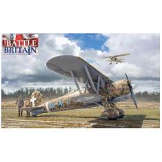 Maquette avion : Fiat CR.42 Bataille d'Angleterre