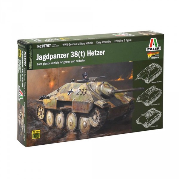 Maquette Char : Jagdpanzer 38(t) Hetzer - Italeri-I15767