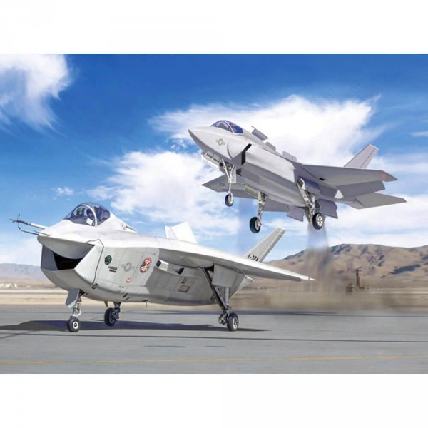 Maquette avions : JSF X-32 et X-35B - Italeri-I1419