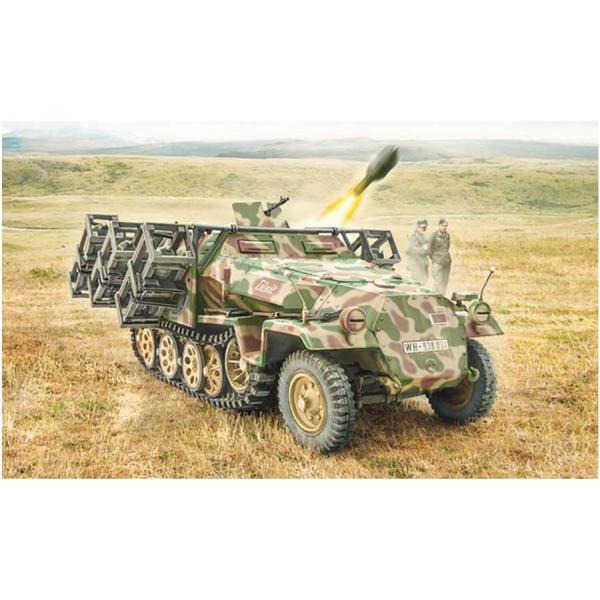 Maquette véhicule militaire : Sd.Kfz.251/1 Stuka zu Fuss - Italeri-I7080