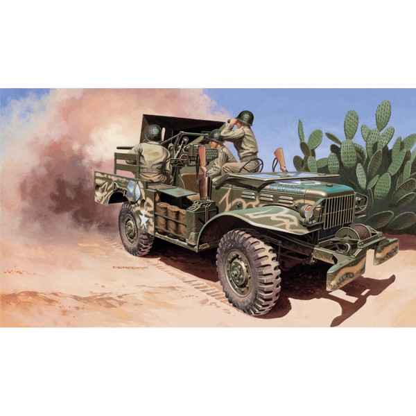 Maquette véhicule militaire : M6 Gun Motor Carriage - Italeri-I6555