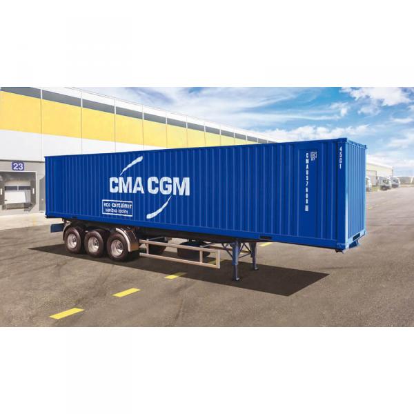 Maquette camion : Remorque Container 40' - Italeri-I3951