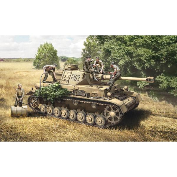 Maquette Char : Panzer IV F1/F2/G et Troupes - Italeri-I6548