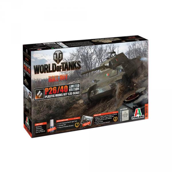 Maquette char : World Of Tanks : P26/40 Edition limitée - Italeri-I36515