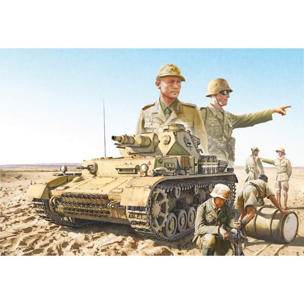Maquette char : Panzer IV F1/F2/G Afrika Korps - Italeri-I6593
