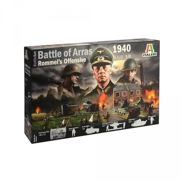 Diorama 1/72  : Bataille d'Arras Rommel 1940 - Italeri-I6118