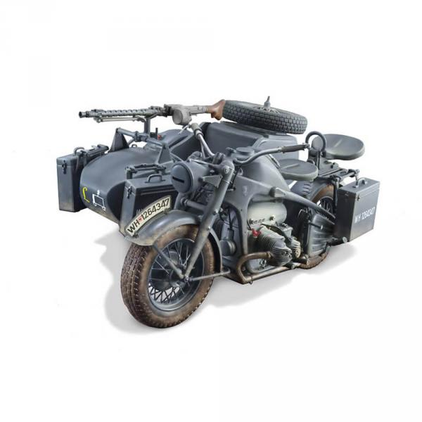 Maquette moto : Zundapp Ks 750 avec Side Car - Italeri-I7406
