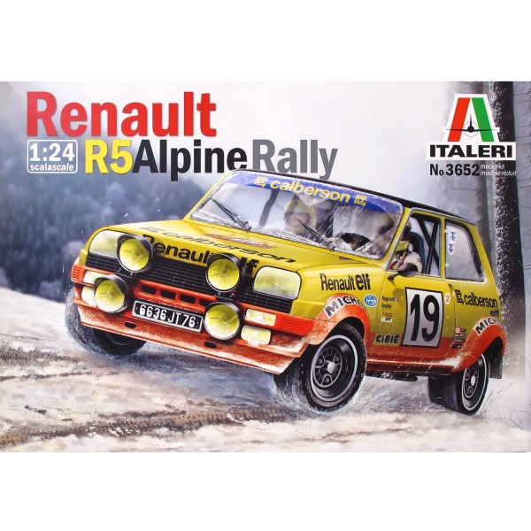 Maquette voiture : Renault R5 Alpine Rally - Italeri-3652