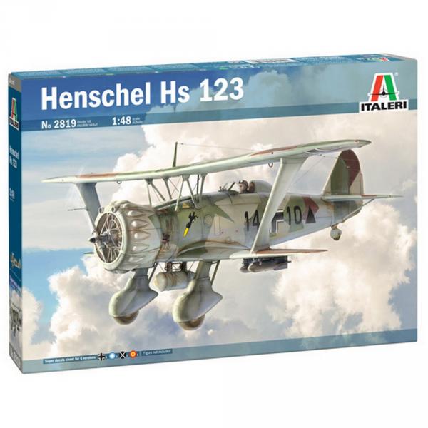 Maquette avion : HENSCHEL HS-123 - Italeri-I2819