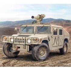 Maquette véhicule militaire : HMMWV M1036 Blindé de remorquage
