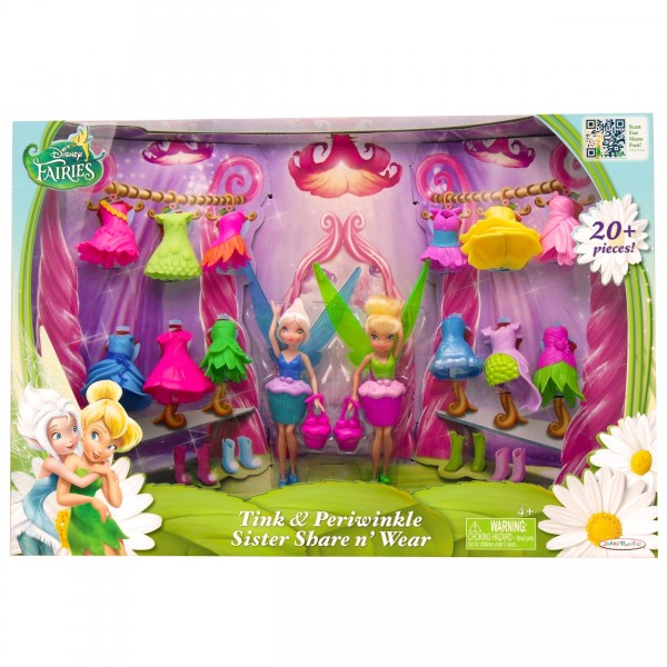 Coffret mini-poupées Disney Fairies : Clochette et Cristal - Jakks-74731-1