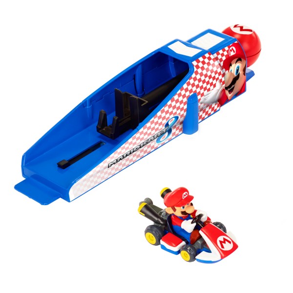 Voiture + Lanceur Nintendo : Mario Kart 8 : Mario - Jakks-TOYNIN025-2