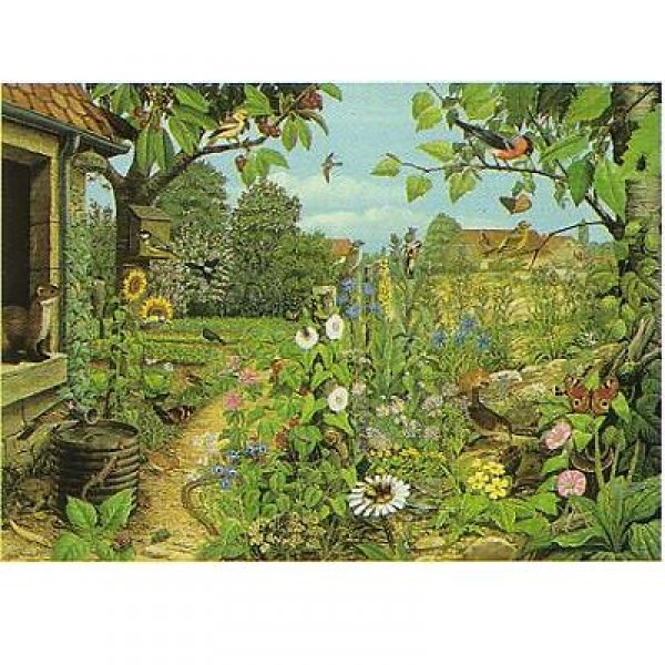 Puzzle 1000 pièces - Collection européenne : Jardin sauvage - Hamilton-EC13/1042
