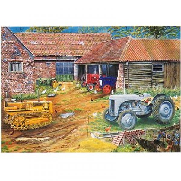 Puzzle 1000 pièces - Collection de tracteurs anciens - Hamilton-CC1/7003