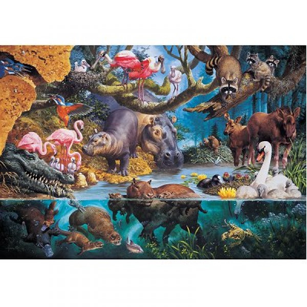 Puzzle 1000 pièces - Le monde des eaux - Hamilton-WW1/1049