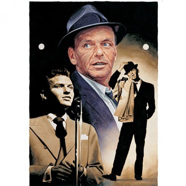 Puzzle 1000 pièces - The Legends Collection : The voice Frank Sinatra - Hamilton-2002