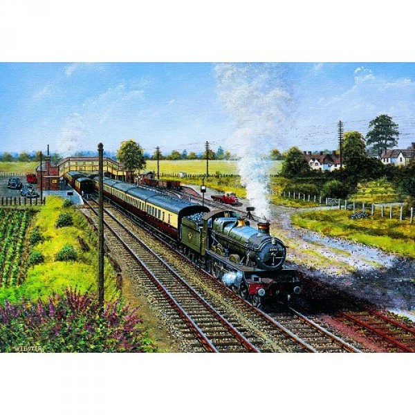 Puzzle 500 pièces - Classic Deluxe : Voyage en train - Hamilton-4021