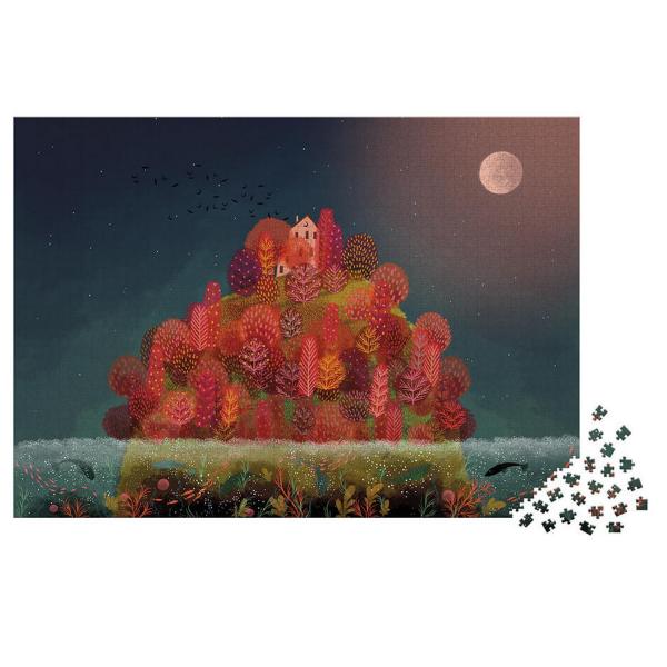 2000 pieces puzzle : Red Autumn - Janod-J02518