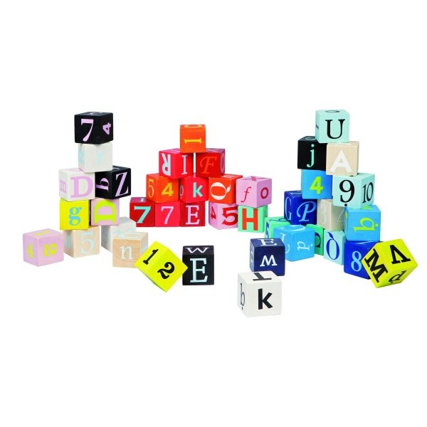 Cubes 40 Kubix : Lettres et chiffres - Janod-J08065