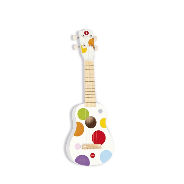 Guitare 4 cordes : Youkoulélé en bois Confetti - Janod-J07597