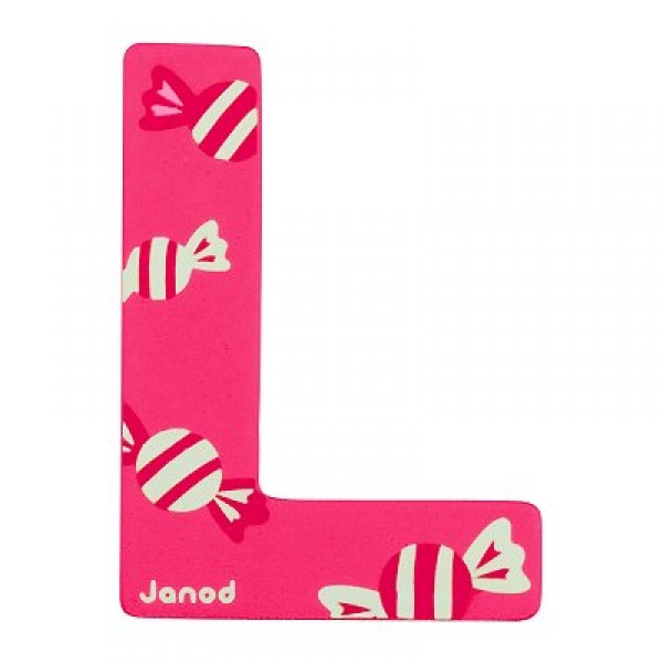 Lettre décorative en bois : L - Janod-J04581
