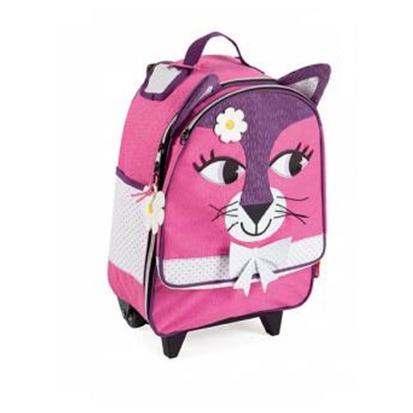 Valise à roulettes : Chat - Janod-J07705