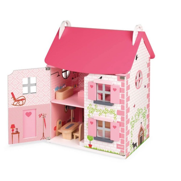 Maison de poupées en bois Mademoiselle - Janod-J06581