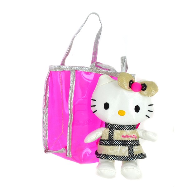 Peluche Hello Kitty dans sac de shopping - Jemini-50750
