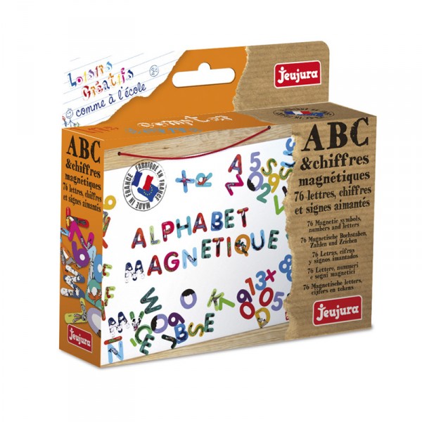Lettres ABC et chiffres magnétiques - Jeujura-8970