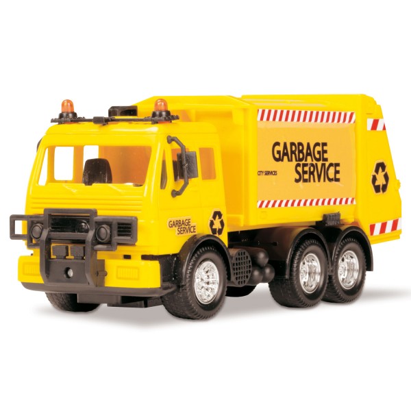Camion poubelle jaune - JohnWorld-JW203414638-6