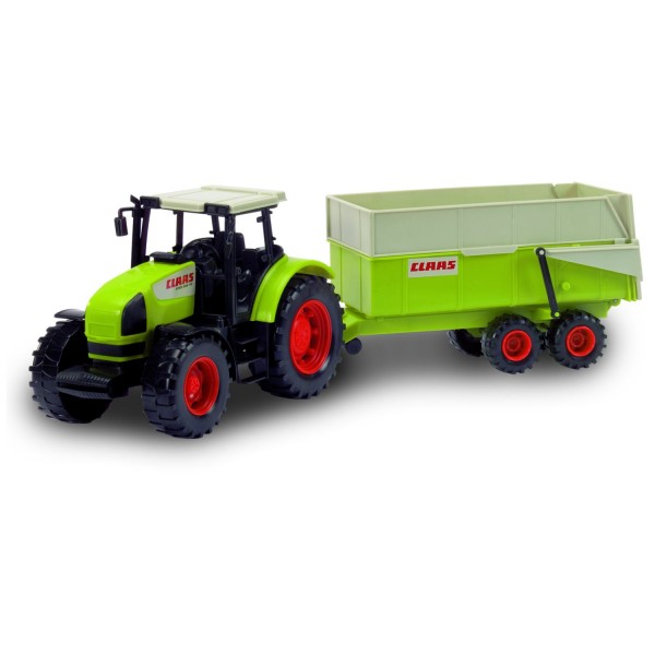 Tracteur Claas avec remorque - Johnworld-DIC3475507