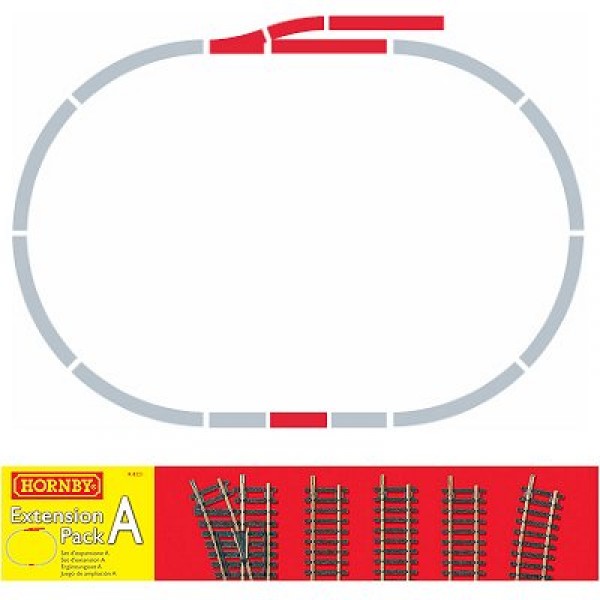 Hornby Track Extension Pack A  HO - Jouef-JR8221