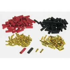 3.5mm Gold Connector Bulk (50 Pairs + Shrink) 