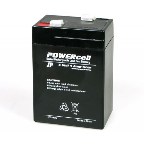6V-4 Amp Powercell Gel Battery  - JP-5510035
