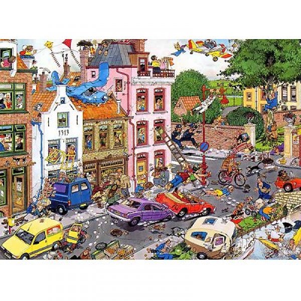 Puzzle 1500 pièces - Jan Van Haasteren : Vendredi 13 - Diset-00981