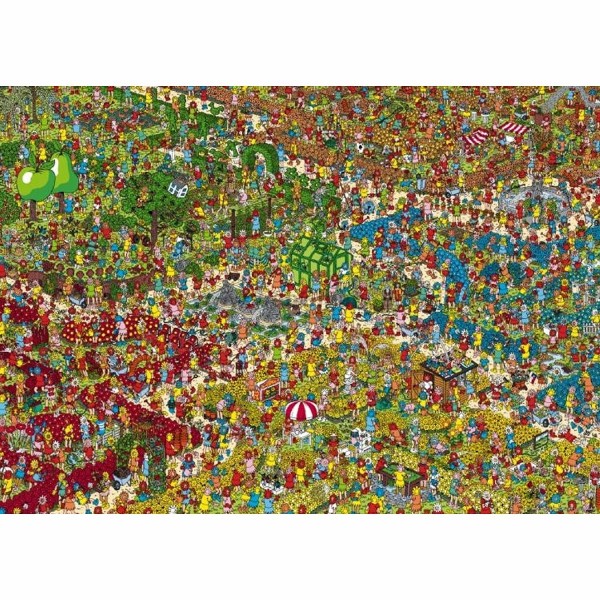 Puzzle 1000 pièces - Où est Charlie ? : Le jardin aux mille fleurs - Diset-17097