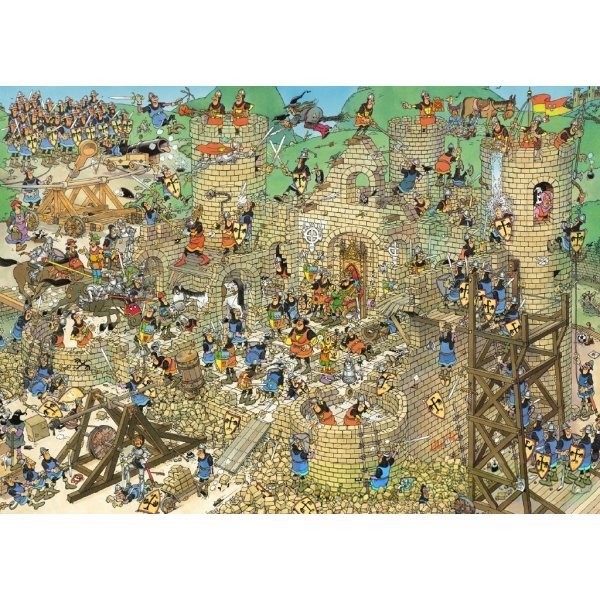 Puzzle 5000 pièces - Jan Van Haasteren : Le château en folie - Diset-17223