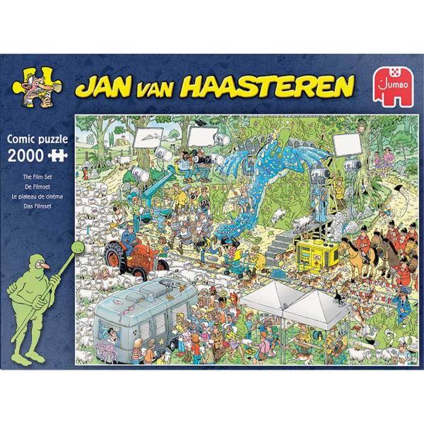 Puzzle 2000 pièces : Jan van Haasteren : Le plateau de cinéma - Diset-20047