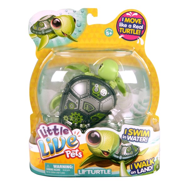Tortue électronique Little Live Pets : Boulons, la tortue robot - KanaiKids-KK28095-Boulons