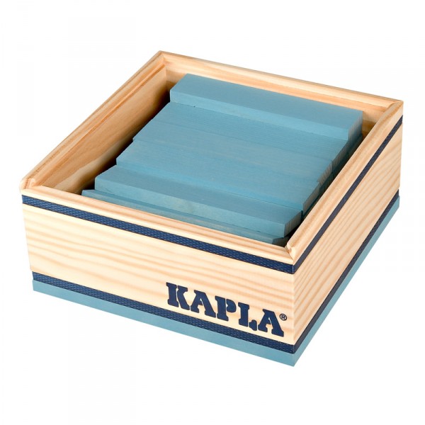 Kapla 40 planchettes - Bleu clair - Kapla-C40BC